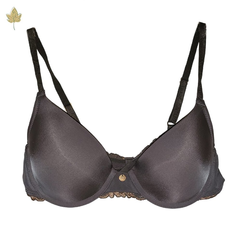 T-shirt bra | Natori | 34B | Gray & Bronze